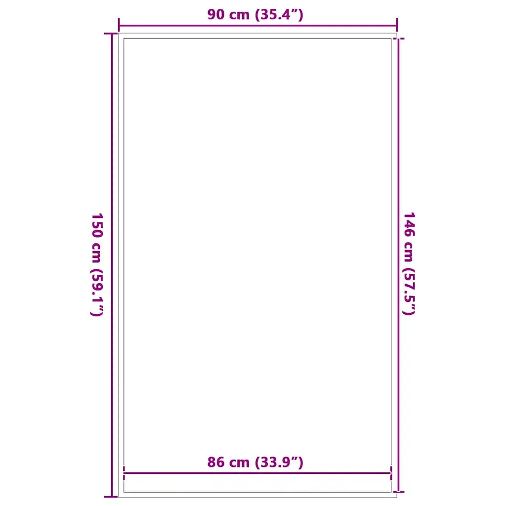 Zerbino Marrone 90x150 cm 4105585