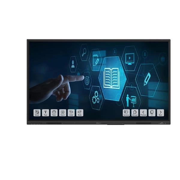 86 e-line, uhd, android 13, ir 40 touch - 0 gap, anti-glare and anti-reflection, palm rejection, whiteboard embedded, ops slot, wave, epeat bronze - 86BDL3152E