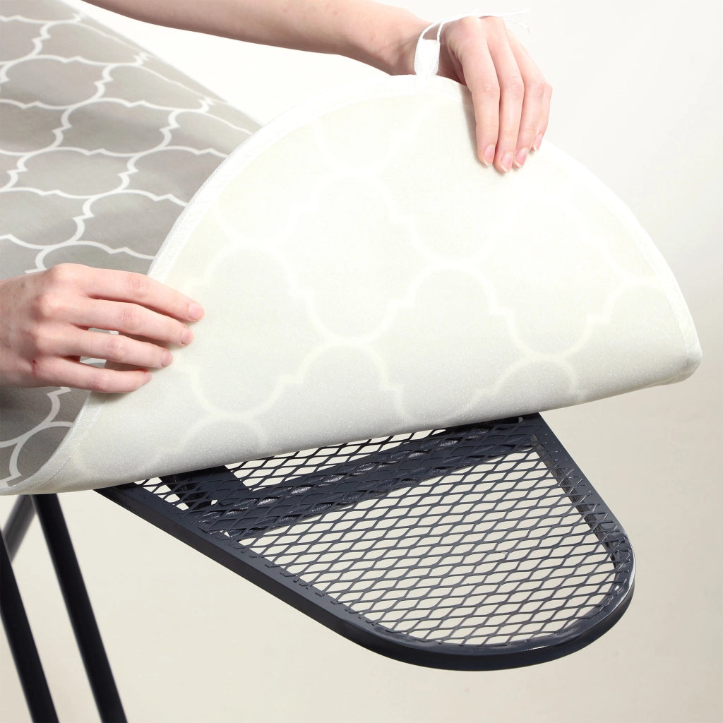 Copriasse da stiro KADAX 144x44 cm, elasticizzato, grigio