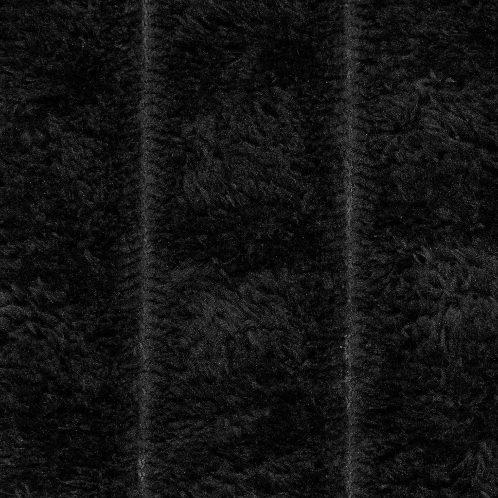Coperte da Pile 6 pz Nero 270 x 240 cm Panno