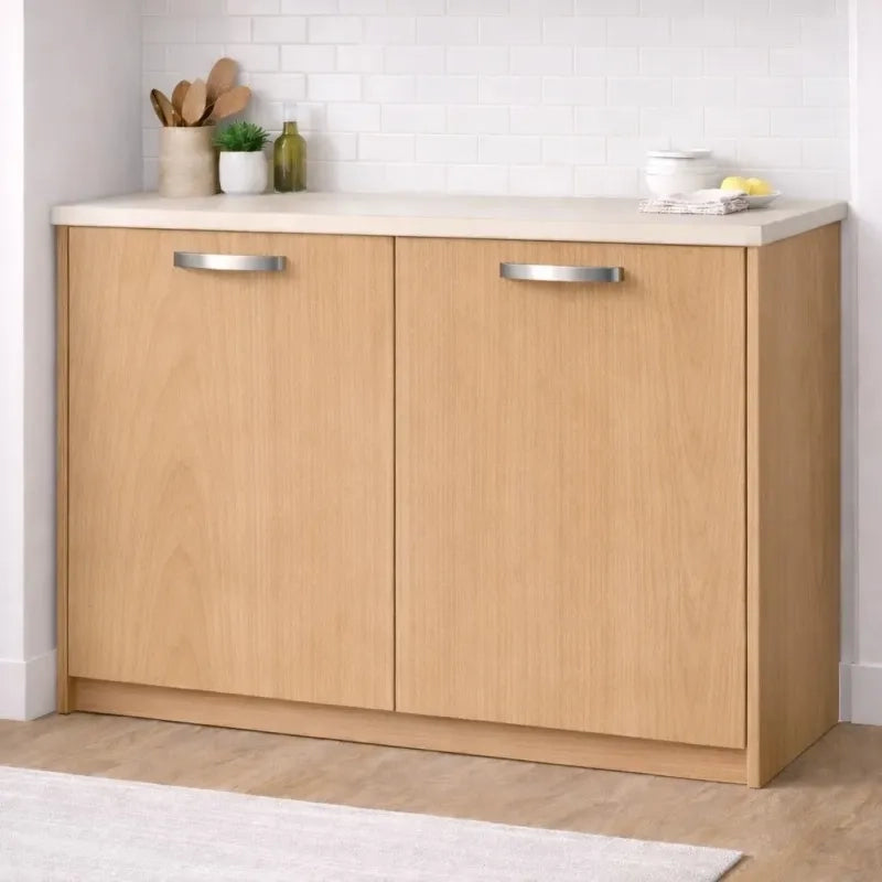 Anta per mobili in Legno nobilitato Compresa di Maniglia 72x60 Faggio
