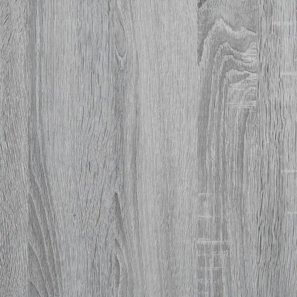 Credenza-Buffet-Armadio da cucina Grigio Sonoma 68x35x139 cm Legno Multistrato Metallo 729293
