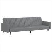 Divano letto | Sof¨¤ letto | Letto singolo a 2 Posti Grigio in Similpelle