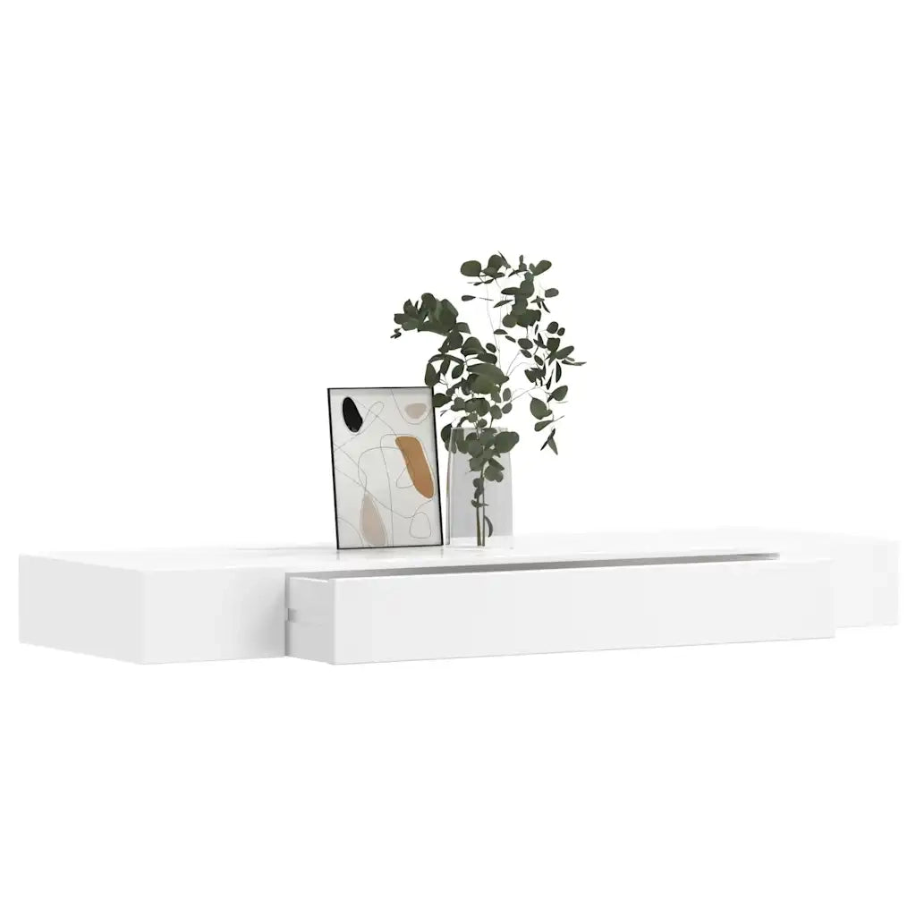 Mensola | Ripiano | Scaffale per Pareti Nera in MDF per Libri/DVD