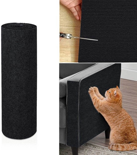Mat per gatti - Matto autoadesivo per gatti - Matto autoadesivo pieghevole per gatti - Matto autoadesivo resistente e non dannoso per gatti - Per la protezione di tappeti, divani, coprimaterassi (30x60cm)