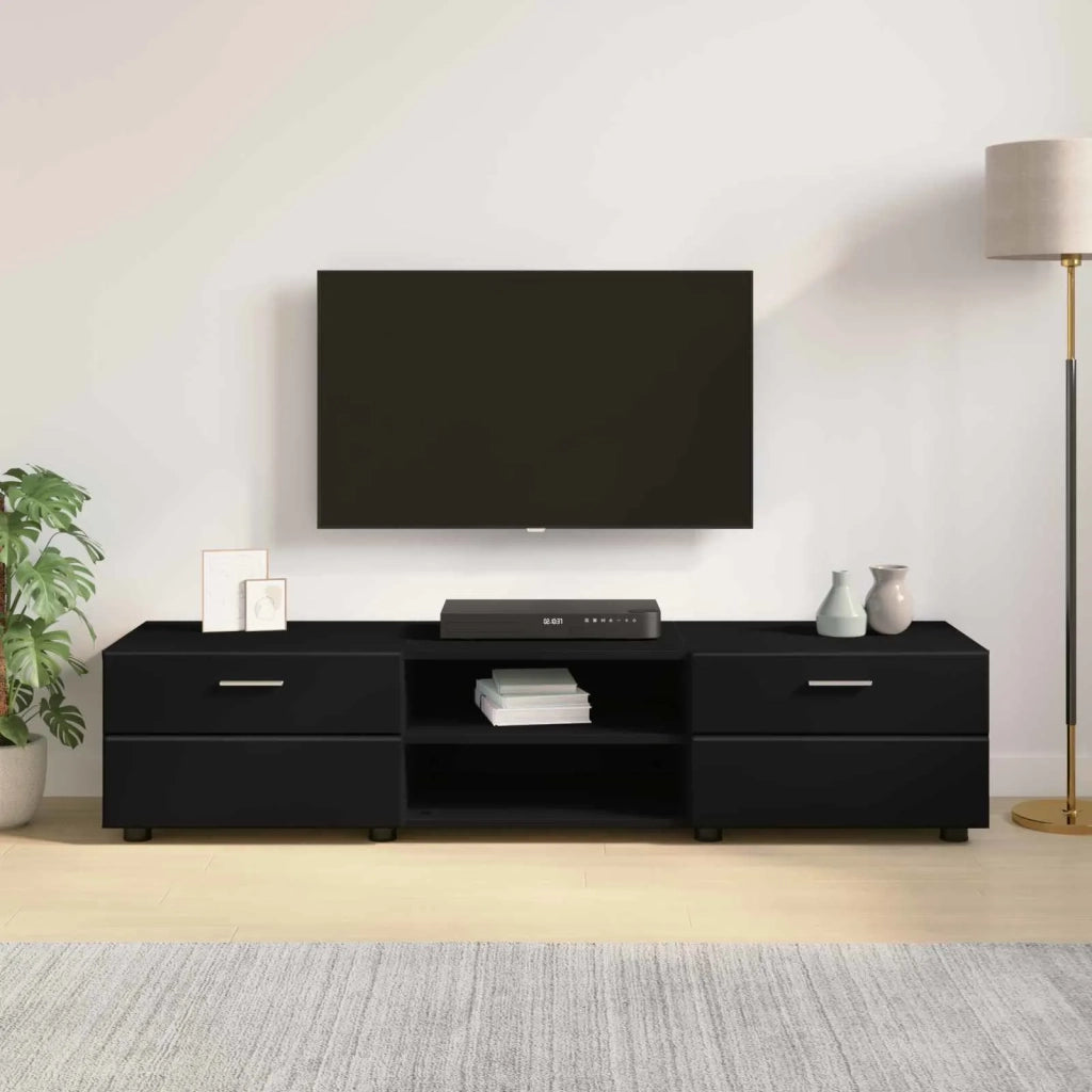 Armadio in Legno Nero 150 x 39 x 30 cm Legno multistrato CFW5426911