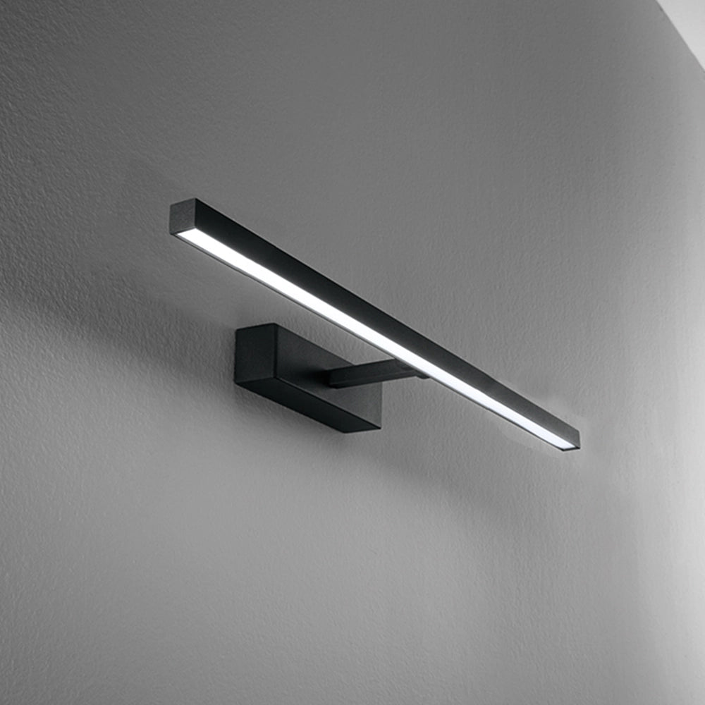 Applique Moderna Riga Metallo Nero Acrilico Led 12W 3000K