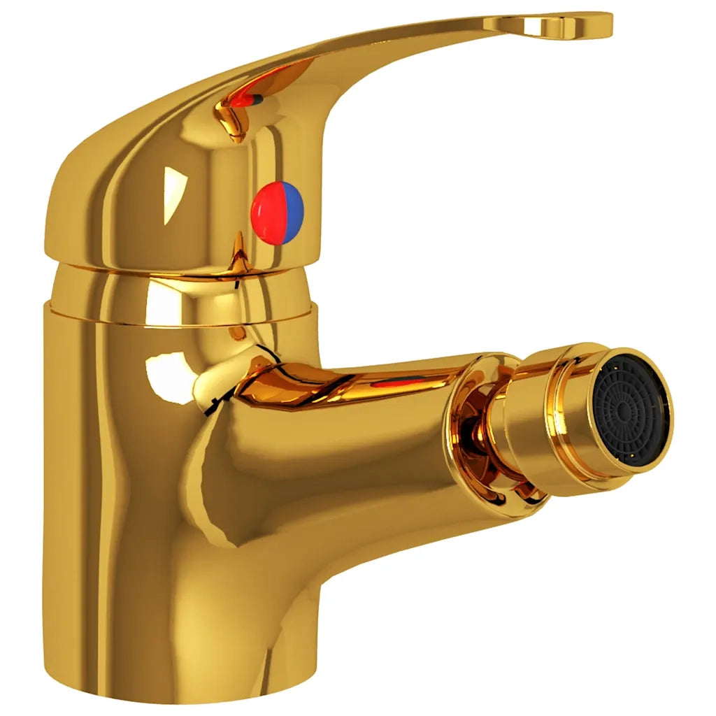 Rubinetto Miscelatore per Bidè Oro 13x12 cm 149085