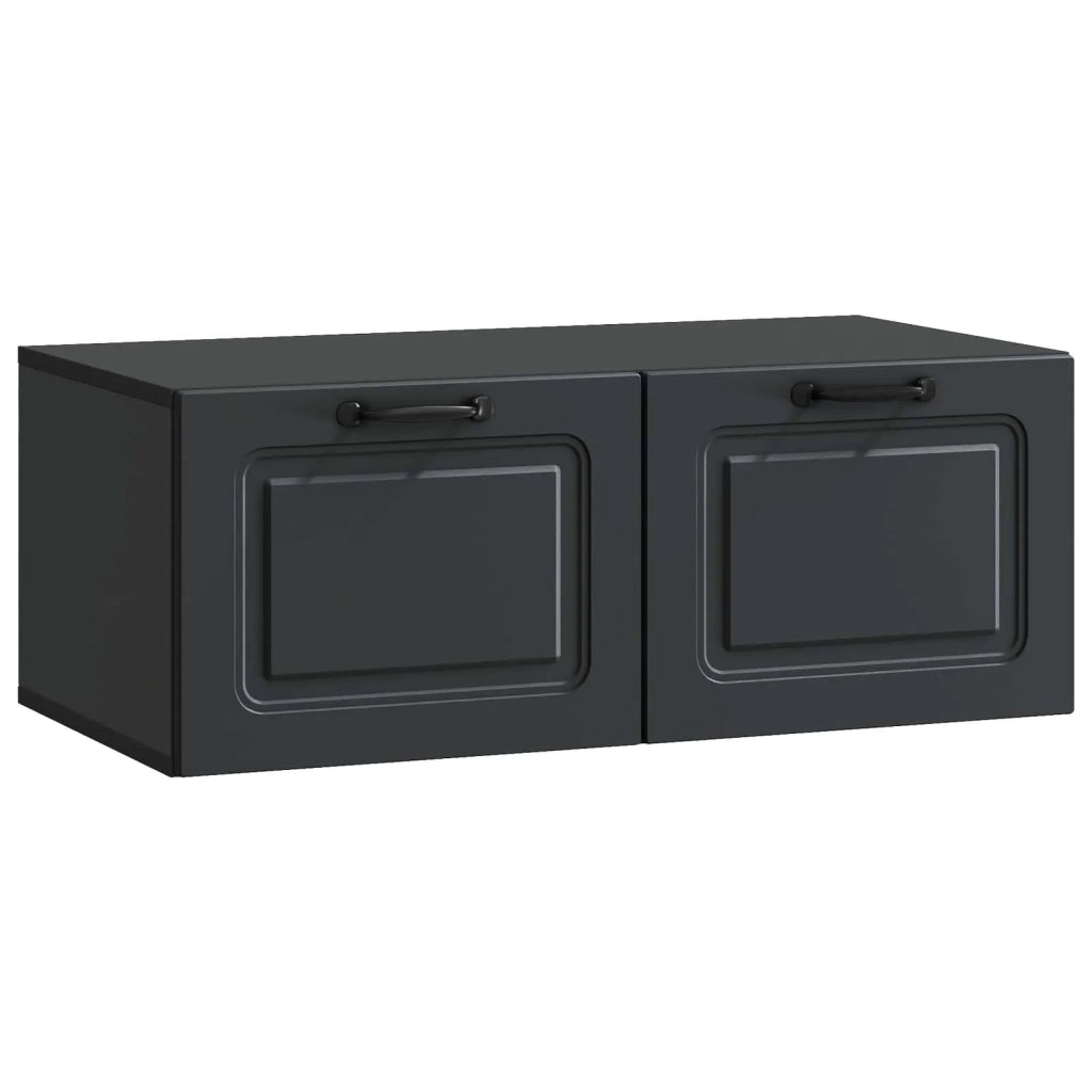 Mobile TV da Muro | Armadietto TV | Mobile Porta TV Nero 78,5 x 41 x 30 cm