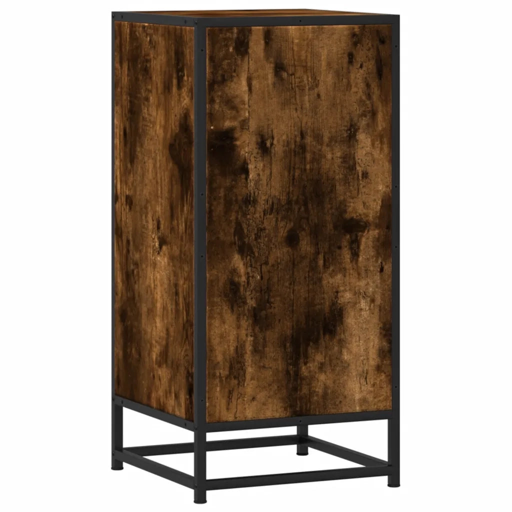 Credenza | Madia | Buffet da pranzo | Armadio da pranzo Rovere Fumo 35,5x35x76 cm in Truciolato