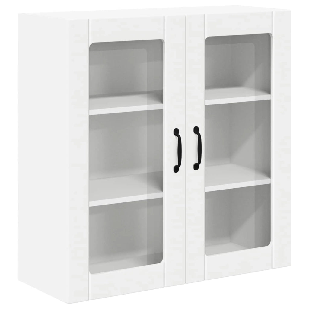 Mobile in vetro da parete LUCCA Bianco 80 x 31 x 80 cm 885065