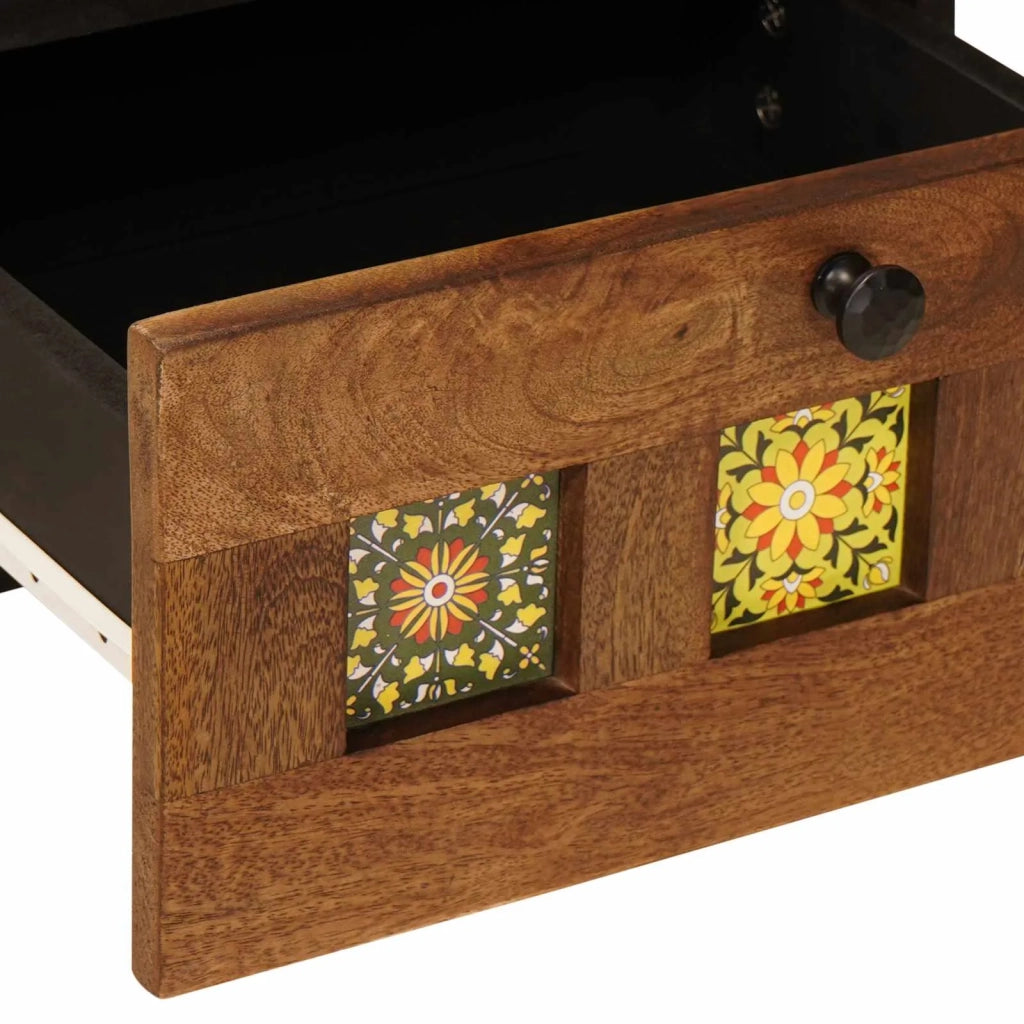 Armadio da Notte con cassetto Marrone 40 x 33 x 46 cm 4018230