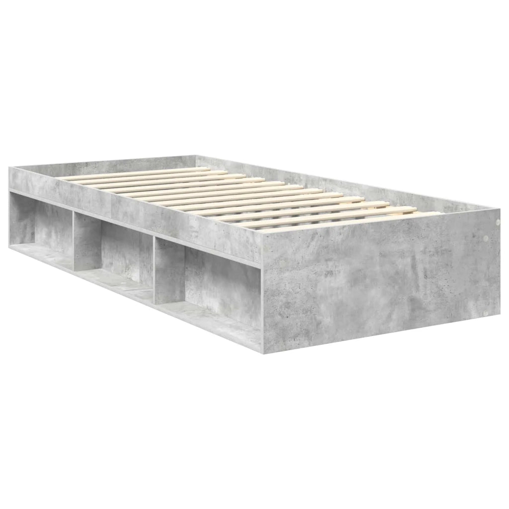 Struttura del letto-Giroletto-Rete del Letto Calcestruzzo 90 x 200 cm Pino massello 926120