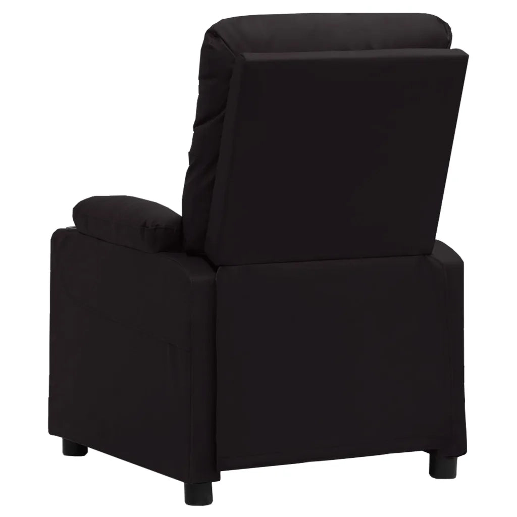 Poltrona Massaggiante Nera in Similpelle 339129