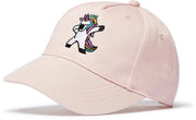 Cappello per bambine con un unicornio dabbing in rosato chiaro