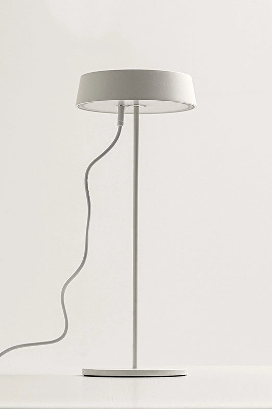 Inemuri Lampada da Tavolo Portatile Blu LED 2,2W 2700K IP54, Ricaricabile USB, Dimmer Touch Integrato - Rossini Illuminazione