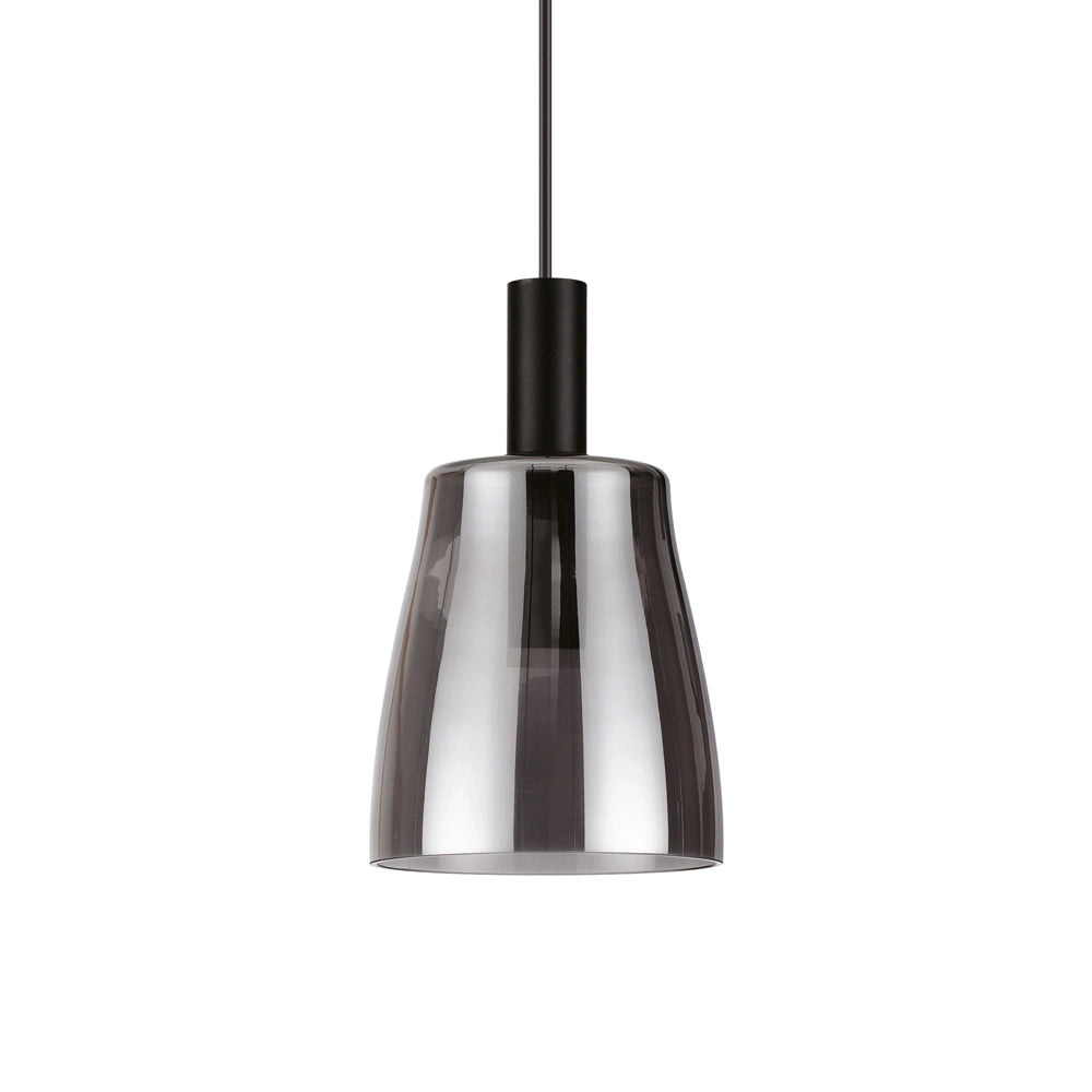 Sospensione Moderna Coco-3 Metallo Fumè Led 7W 3000K Luce Calda