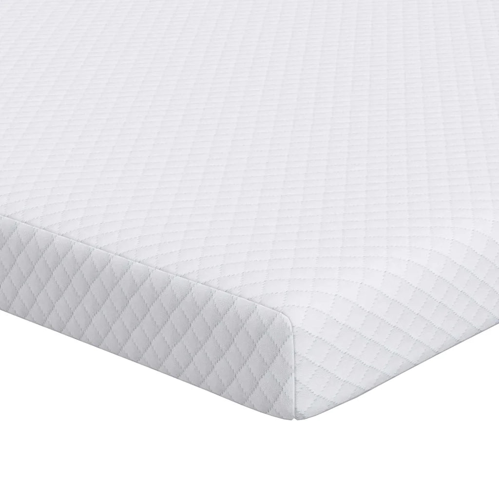 Topper per materasso Bianco 80 x 200 cm Tessuto Jacquard 4106232