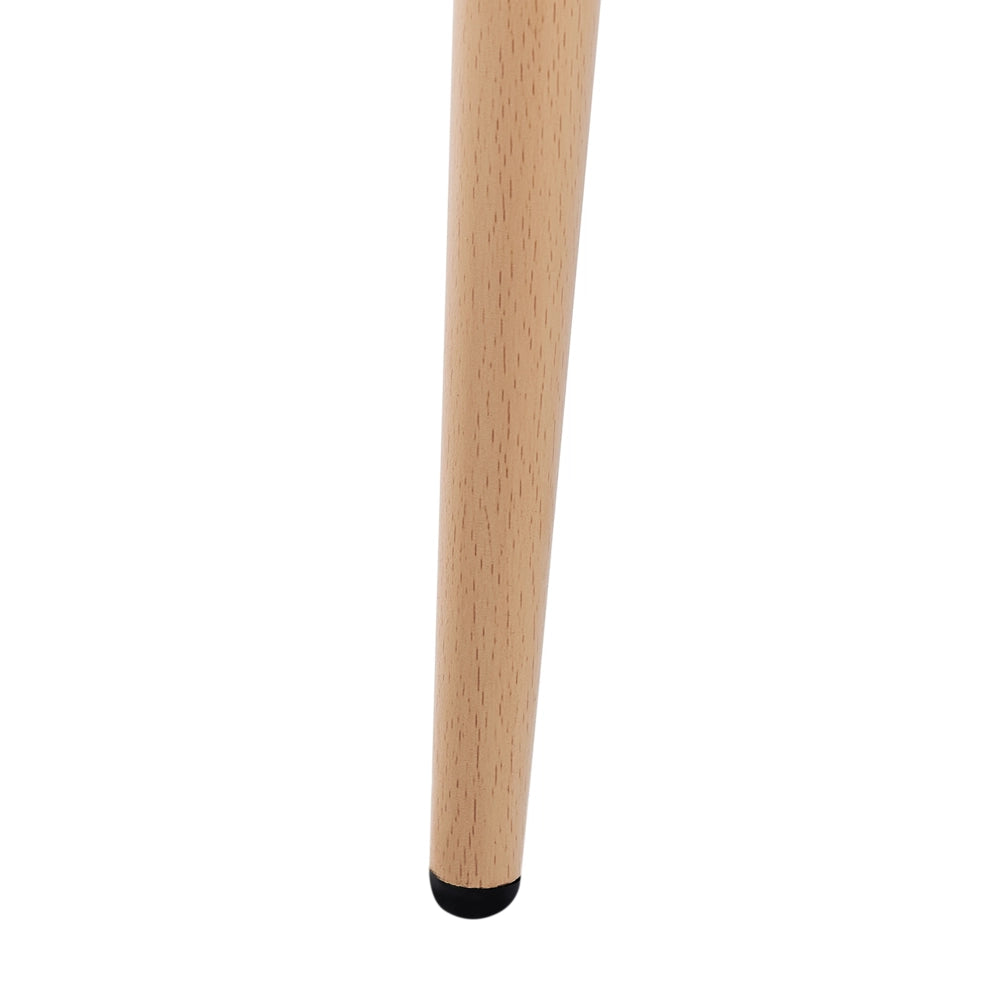 Set di 4 sedie da pranzo Bianco Seduta sintetica Gambe in metallo Seduta moderna semplice e minimalista