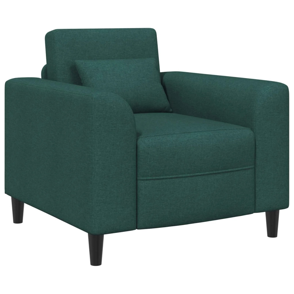 Poltrona Verde Scuro Tessuto 42042459