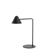Antares Lampada da Tavolo LED 5W 3000K in Metallo Verniciato Nero Opaco con Base in Marmo e Cavo Telato con Interruttore - Antares