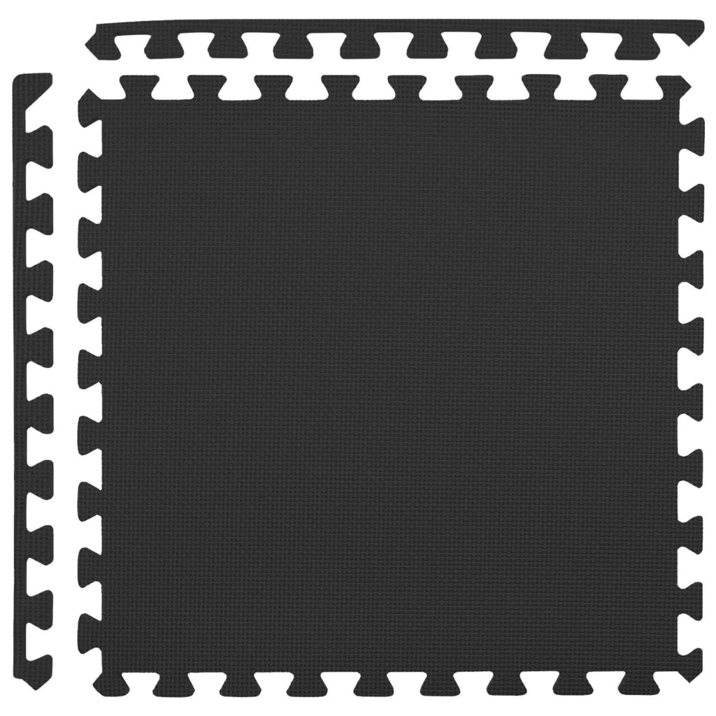Tappeti 50 pcs Nero 18 m² Schiuma EVA 42040728
