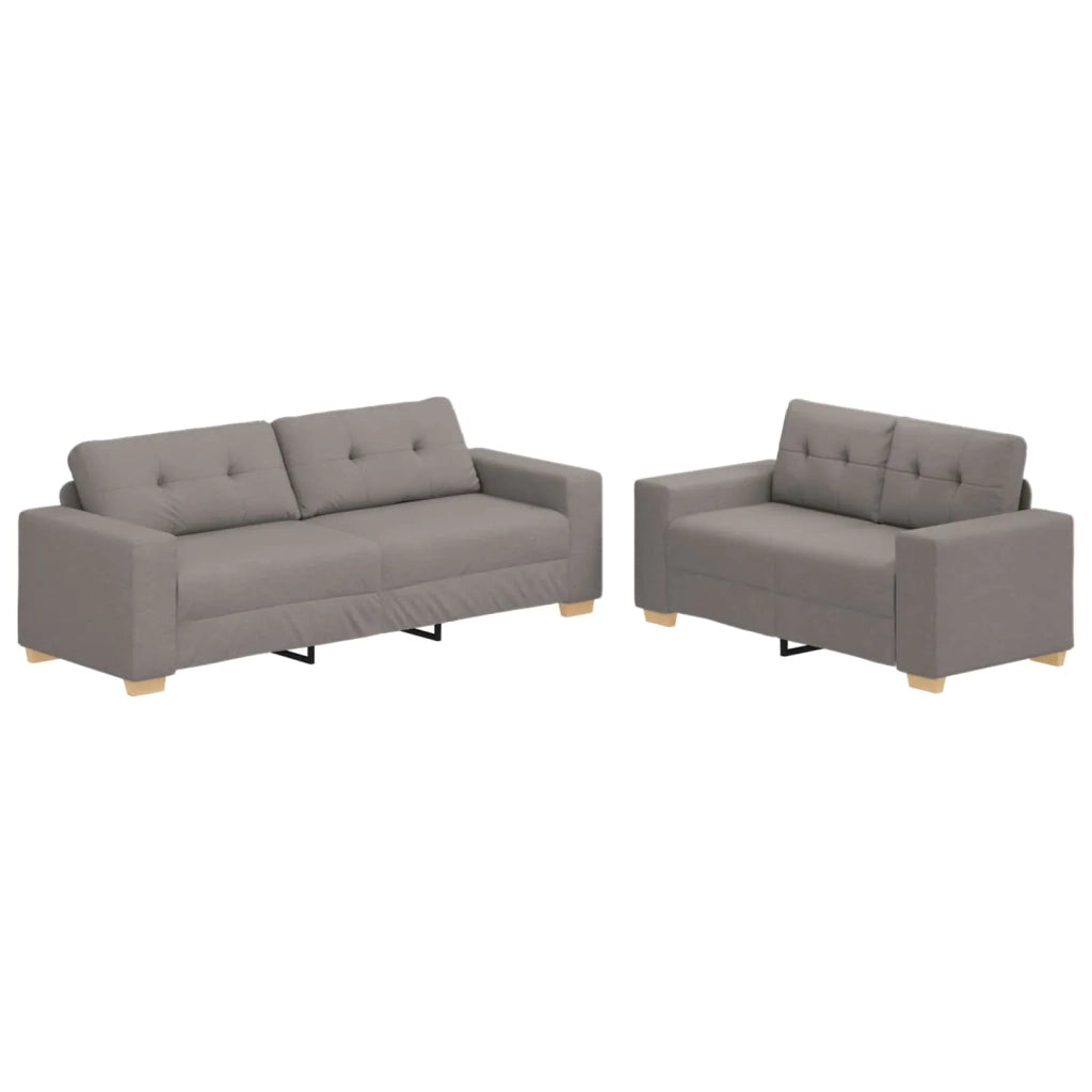 Divano 2 pcs Talpa Tessuto misto lino 3324716