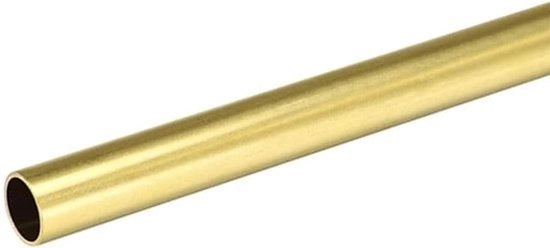 Tubi in rame - ottone - senza saldatura - tubo cilindrico - condotto - adatto per H65 rame - diametro esterno 16mm - spessore 1,5mm - lunghezza 200mm - sistema di tubi.