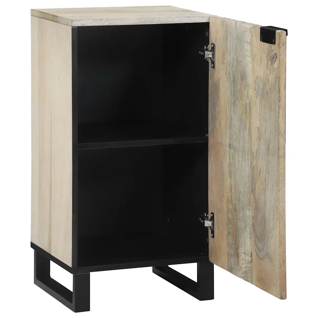 Sideboard Bianco 40 x 33 x 75 cm legno massello di mango 4017996