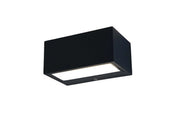 Applique da esterno LED GEMINI nera alluminio IP54
