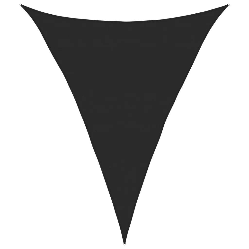 Vela Parasole-Telo Ombra-Vela Ombreggiante 160 g/m2 Nera 5x6x6 m in HDPE