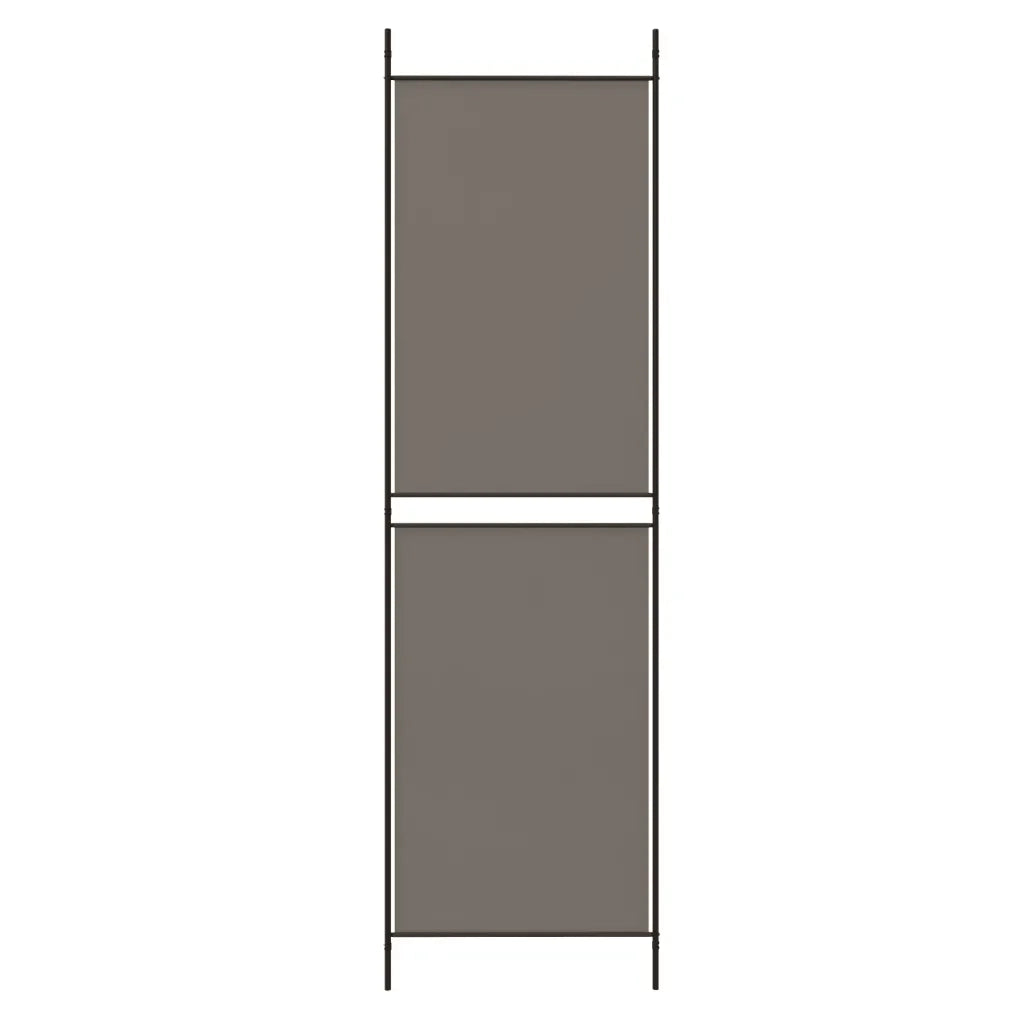 Divisorio Ambienti | Divider per stanze | Paravento a 3 Pannelli Antracite 150x220 cm in Tessuto