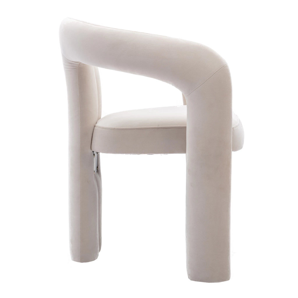 Sedia da pranzo moderna in velluto imbottita con braccioli, struttura in legno massello, 64x50,5x71 cm, colore verde scuro