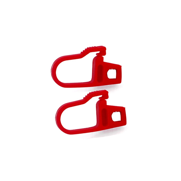 Ganci per cinghia elastica in metallo - per Ã˜ 8 mm. - 2 pz.