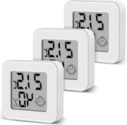 Termometro e igrometro digitale mini indoor - 3 pezzi con idrometro