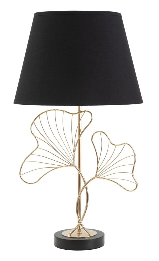 Lampada da Tavolo Leaves Ø 30x60 cm in Ferro e Poliestere