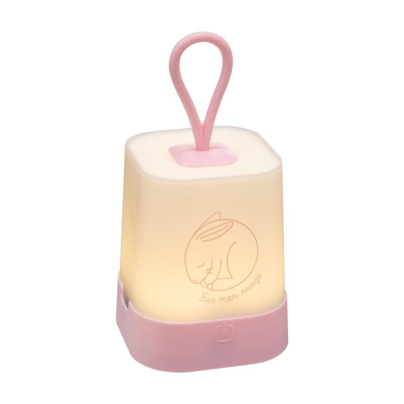 Luce notturna a batteria altezza 16 cm silicone con maniglia