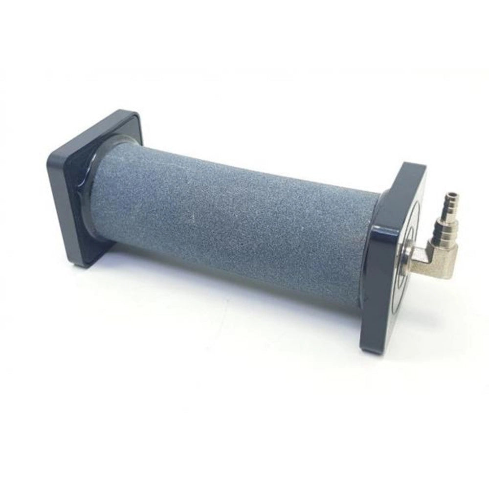 Diffusore d'ossigeno cilindrico con portagomma a gomito mm100x40h per acquari e laghetti