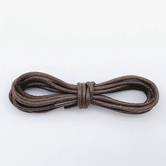 Due paia di cordoncini in cotone di 80 cm - Cordoncini rotondi in cotone di 2,5 mm - Cordoncini robusti rotondi - Cordoncini duraturi - Cordoncini per stivali - Cordoncini impermeabili in pelle - Per scarpe e stivali eleganti