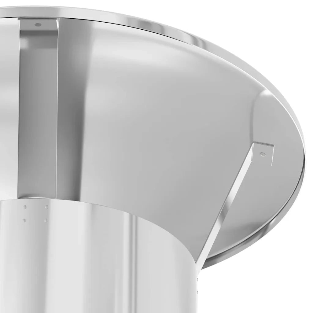 Estensione Camino Argento 35 x 35 x 82 cm Acciaio inossidabile 42008450