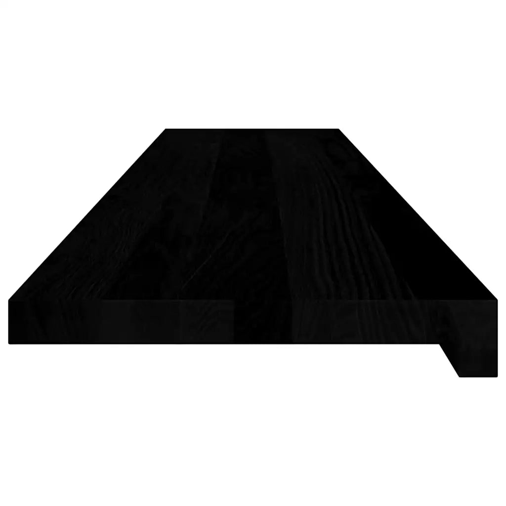 Gradini 2 pz Marrone-nero 120x25x2 cm Legno Massello Rovere 3283801