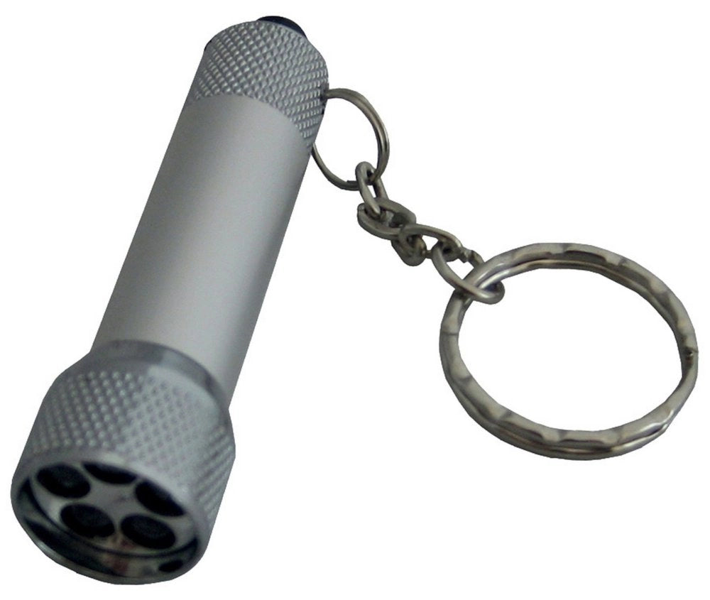 12pz torcia led con portachiavi batterie incluse cod:ferx.94358