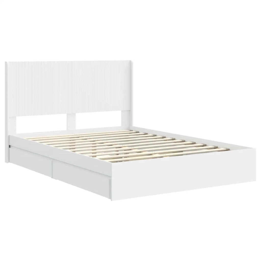 Struttura del letto con stoccaggio e testata 3 pcs 3414019