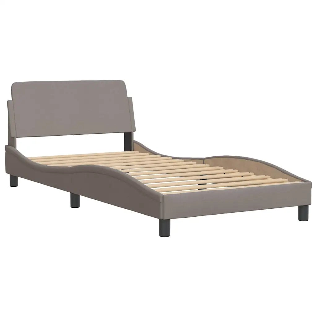 Giroletto senza Materasso Tortora 100x200 cm in Tessuto 3310584