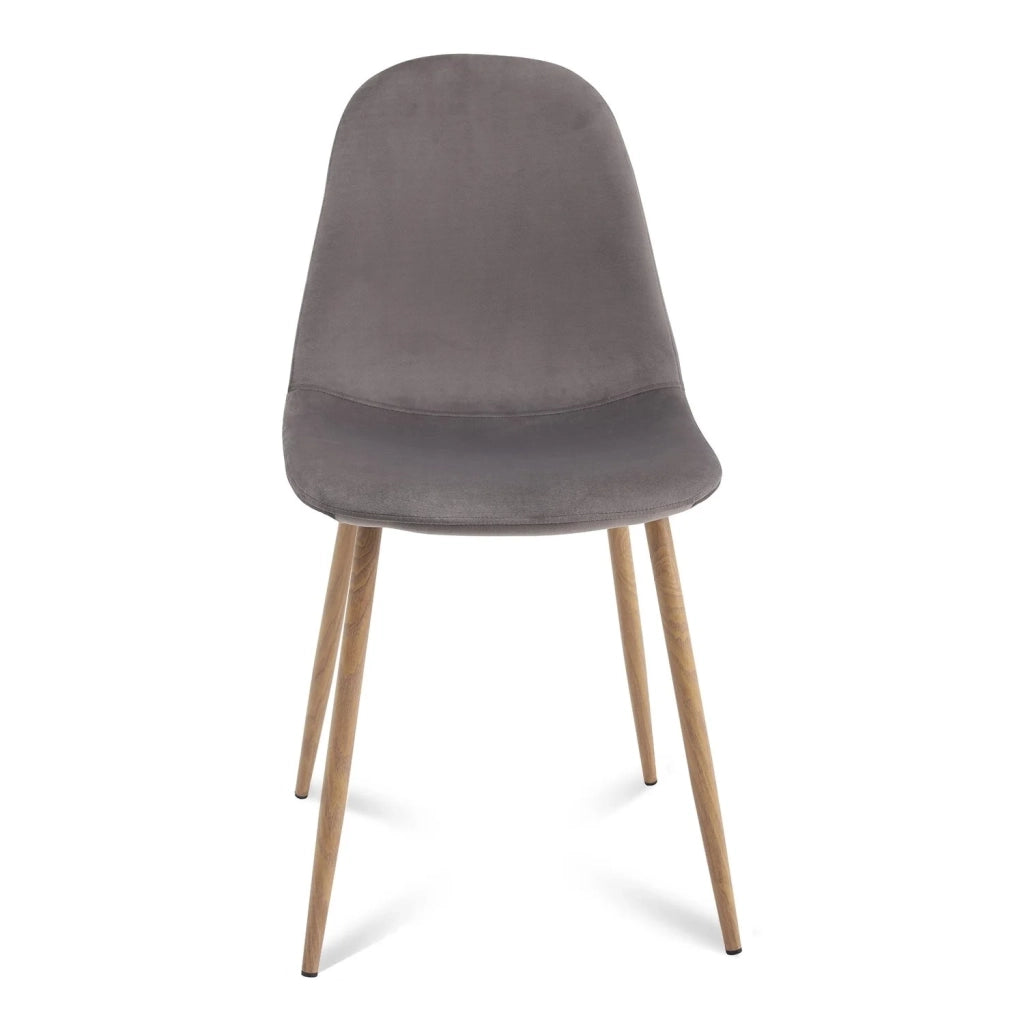 LÚZETE - SEDIA STENMARK GAMBE GRIGIE COLORE NATURALE