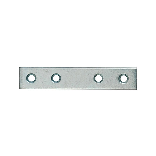 Lastrine di giunzione diritte - 80 x 15 mm. - zincato - 4 pz.