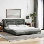 Giroletto senza Materasso Hvar Grigio Scuro 180x200 cm Tessuto