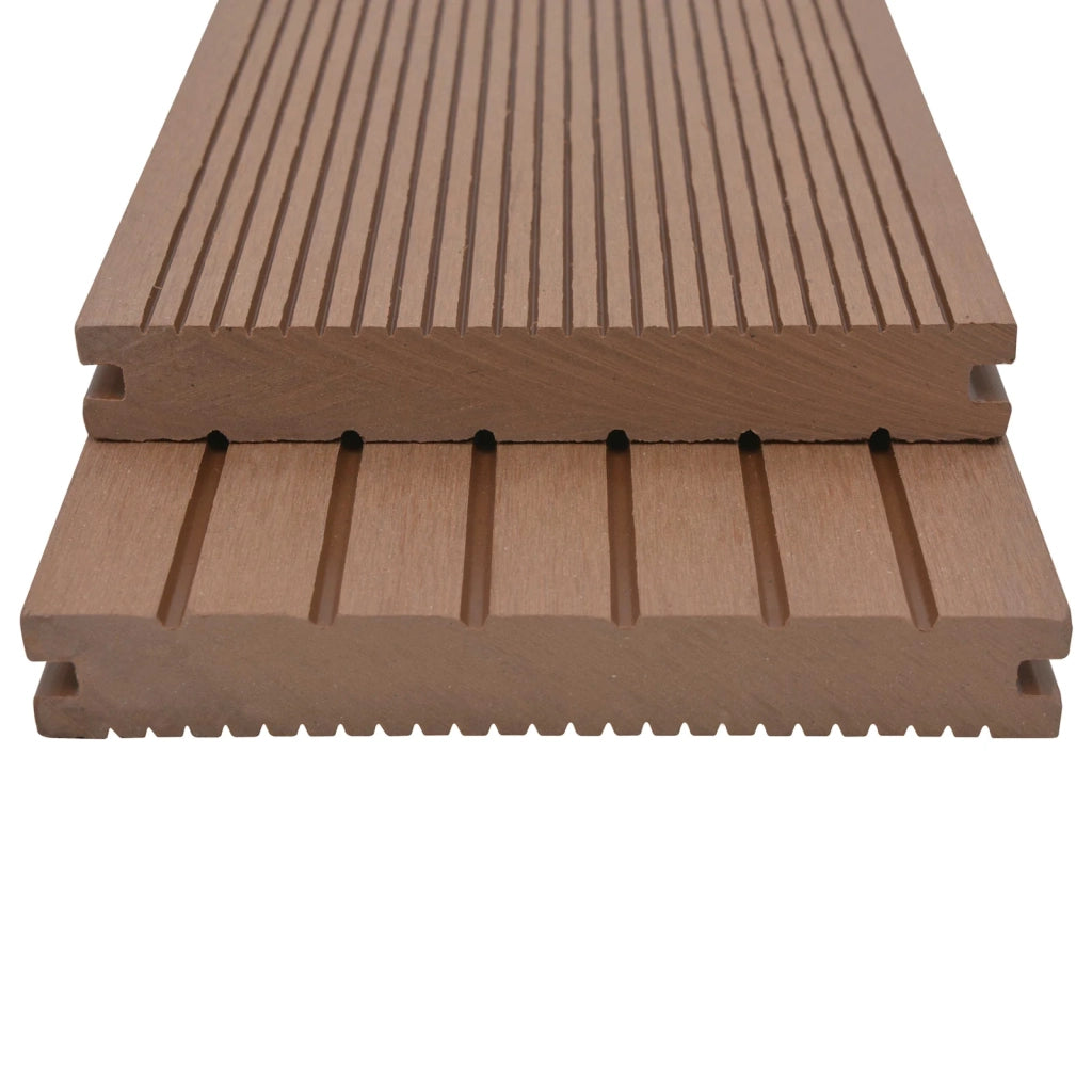 Tavola da decking 20 pcs Marrone Chiaro WPC 3444758