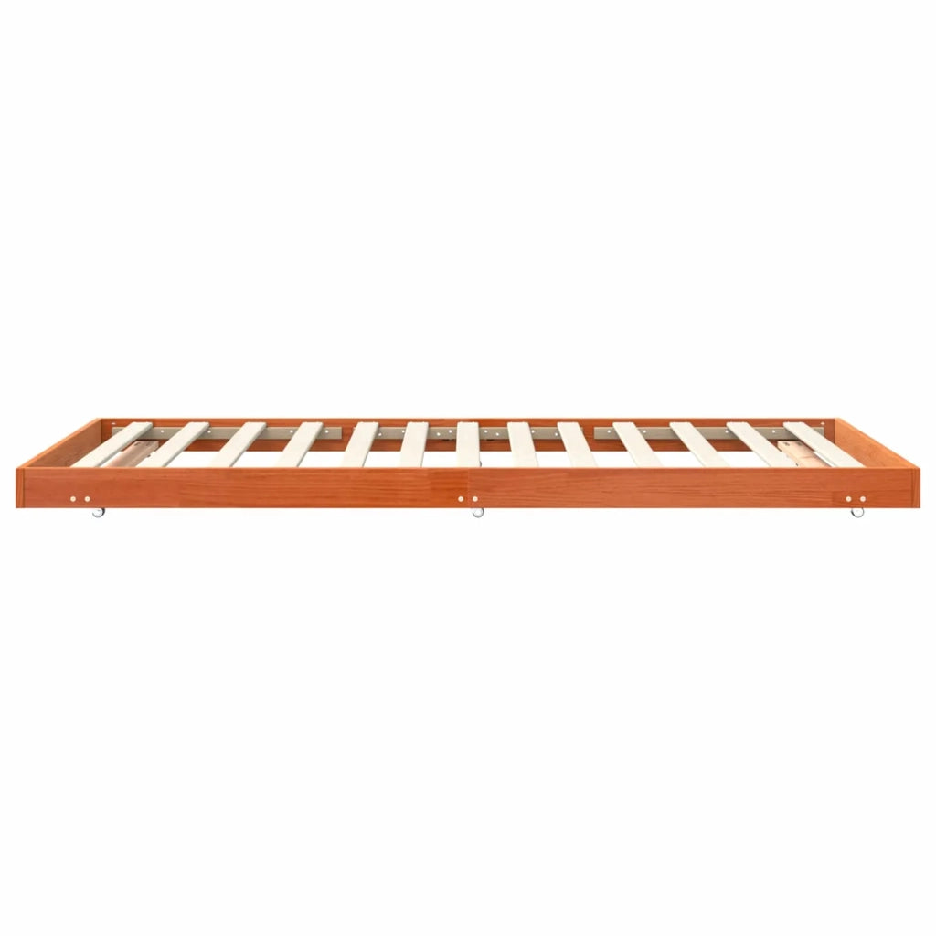Struttura del letto Marrone cerato 80 x 200 cm Pino massello 864061