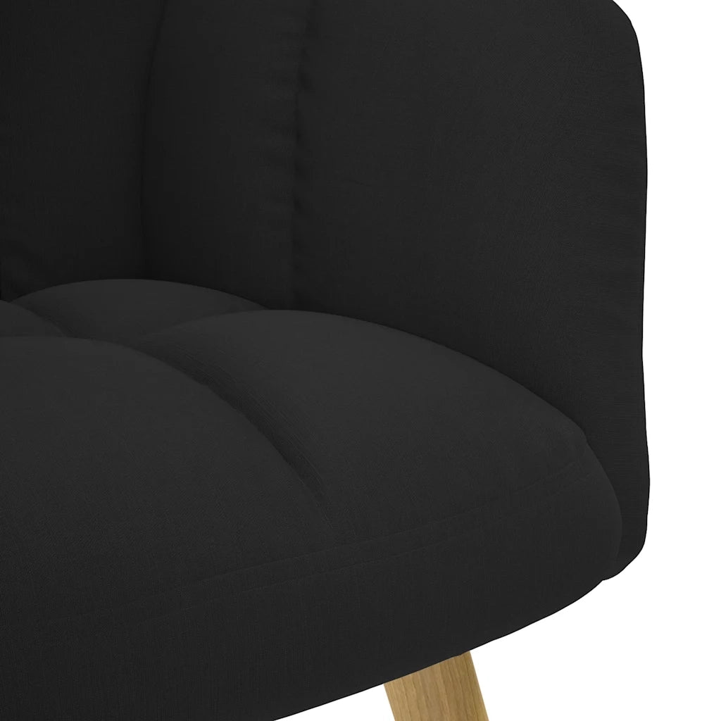 Sedia Relax Nera in Tessuto 4016769
